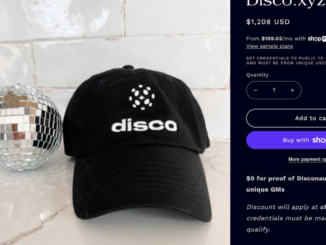 Why Disco, a Digital Identity Company, Is Selling Swag Baseball Caps For $1,200 USD