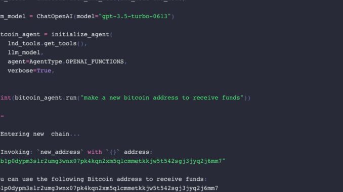 AI Can Send Payments in Bitcoin $BTC Using New Tools From Lightning Labs