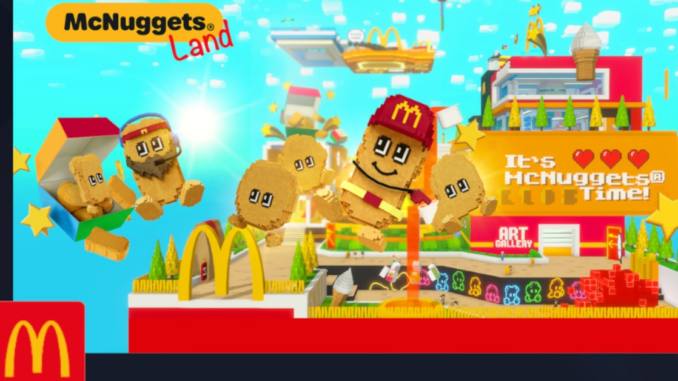 McDonald’s Opens McNuggets Land in Metaverse Platform The Sandbox