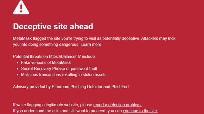 DeFi Protocol Balancer Says Web Front End Is ‘Under Attack’