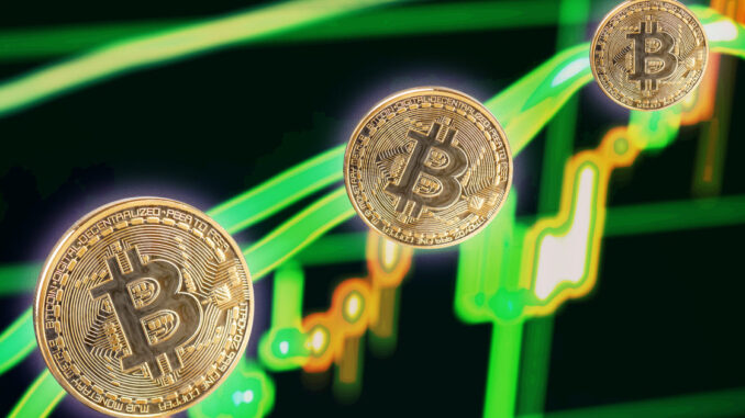 Bitcoin price rise
