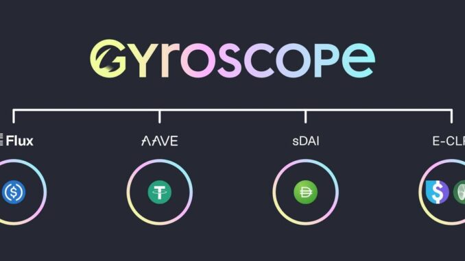 GYD stablecoin is backed by various yield-generating stablecoin strategies (Gyroscope)