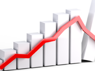 New York Stock Exchange with banner flagging ProShares Bitcoin Strategy ETF on the day it started trading.