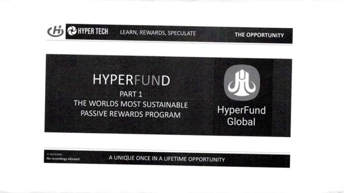 New York Stock Exchange with banner flagging ProShares Bitcoin Strategy ETF on the day it started trading.