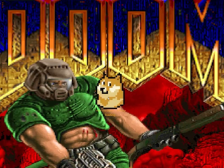 New York Stock Exchange with banner flagging ProShares Bitcoin Strategy ETF on the day it started trading.