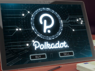 Bild des Polkadot-Logos auf einem Tablet